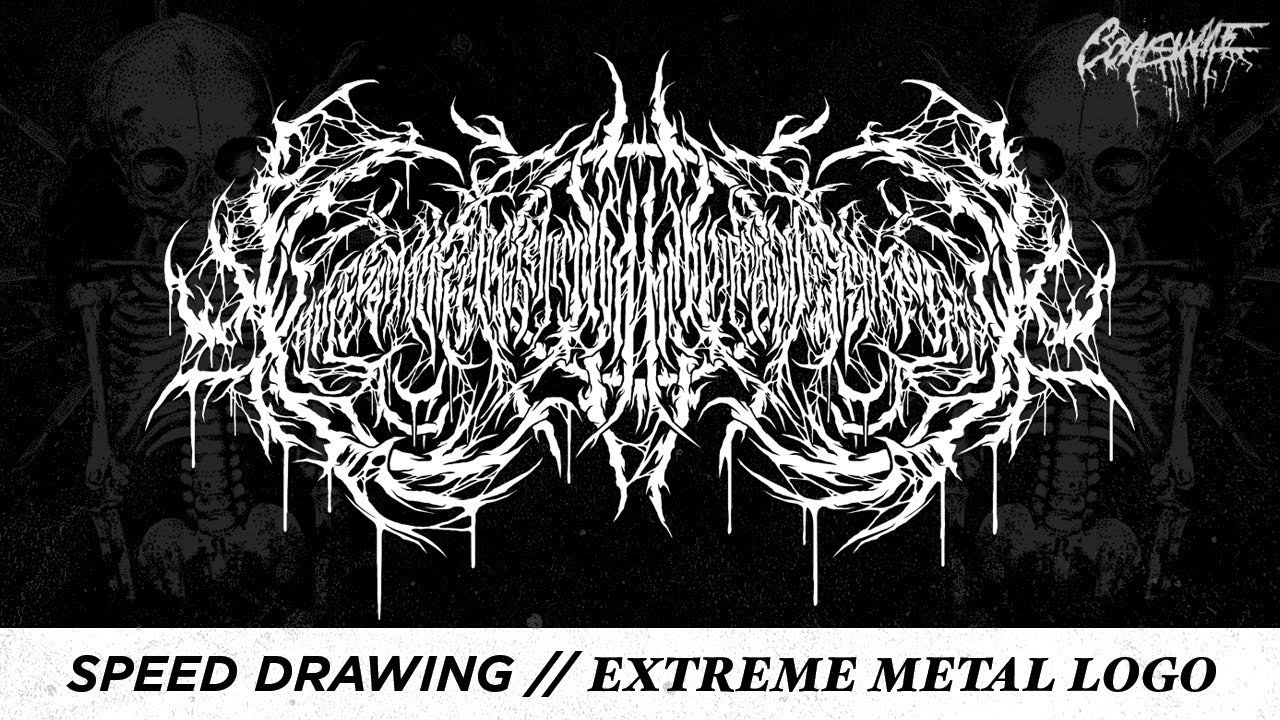 Speed Drawing // Extreme Metal Logo - XavlegbmaofffassssitimiwoamndutroabcwapwaeiippohfffX