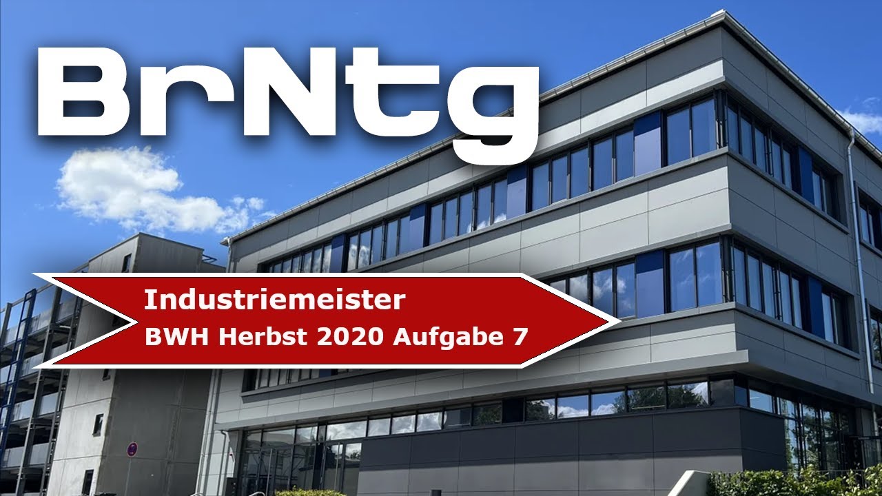 BWH Industriemeister Herbst 2020 A7 BQ