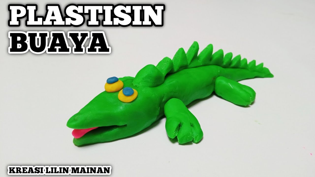 Cara Membuat Patung Buaya Dari Plastisin | Sangat Mudah | Kerajinan Tangan