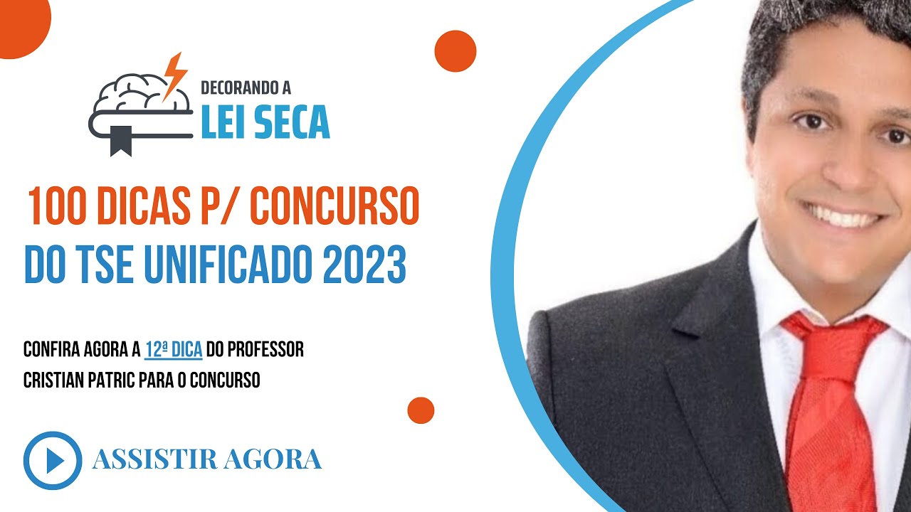 100 Dicas p/ Concurso do TSE Unificado - Dica n&ordm; 12 - Direito Constitucional - Processo Legislativo