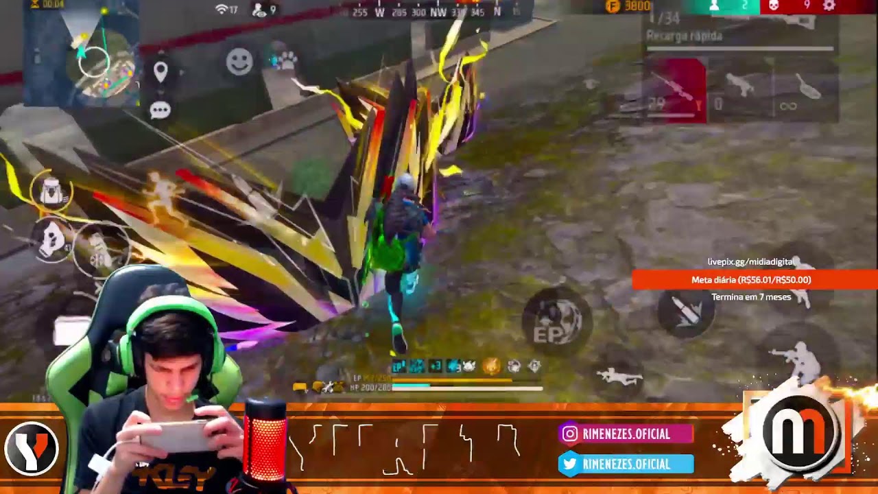 YAN TV ENSINANDO A PEGAR DESAFIANTE TOP GLOBAL AO VIVO (ESSA TÉCNICA NÃO FALHA)