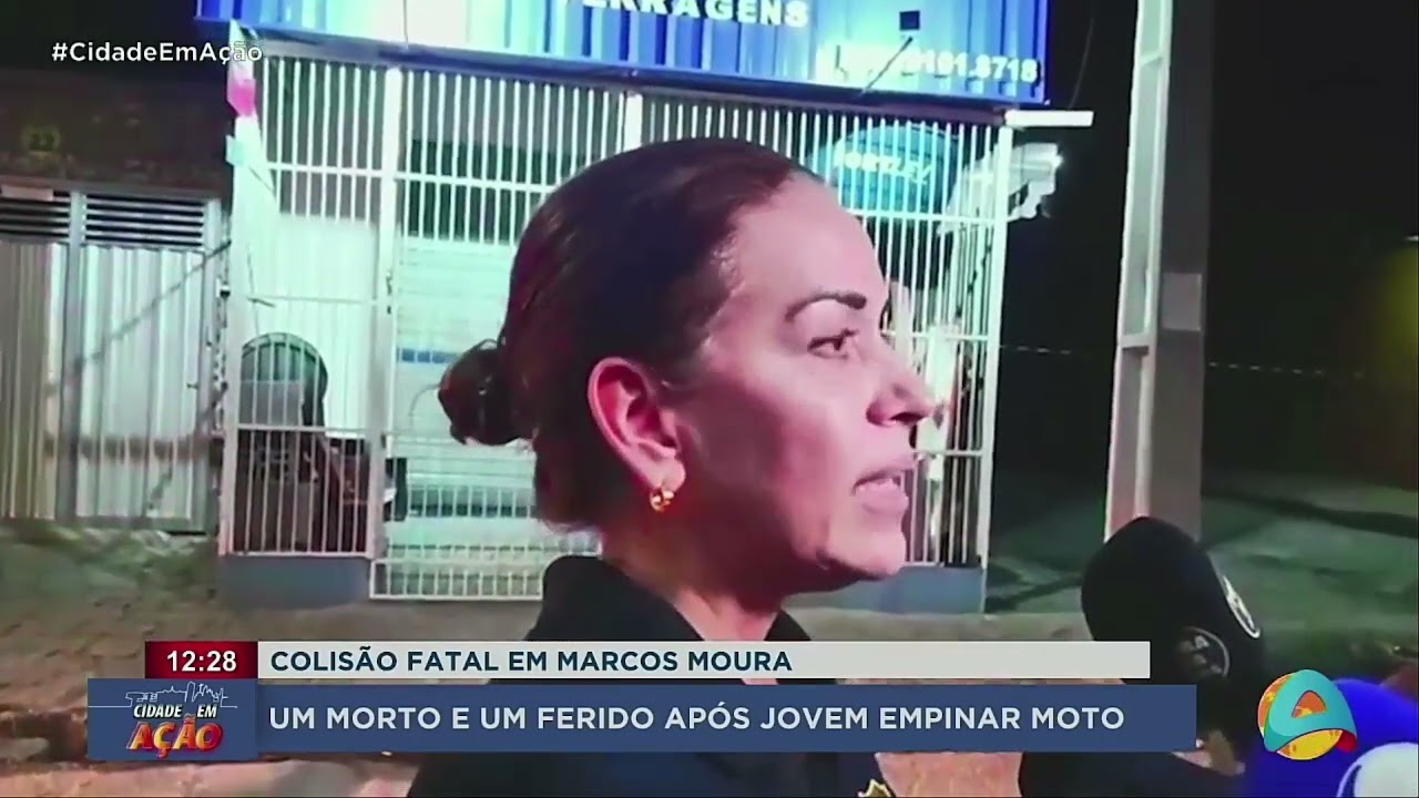 Cidade em Ação - Colisão fatal em Marcos Moura deixa um morto e outra pessoa ferida