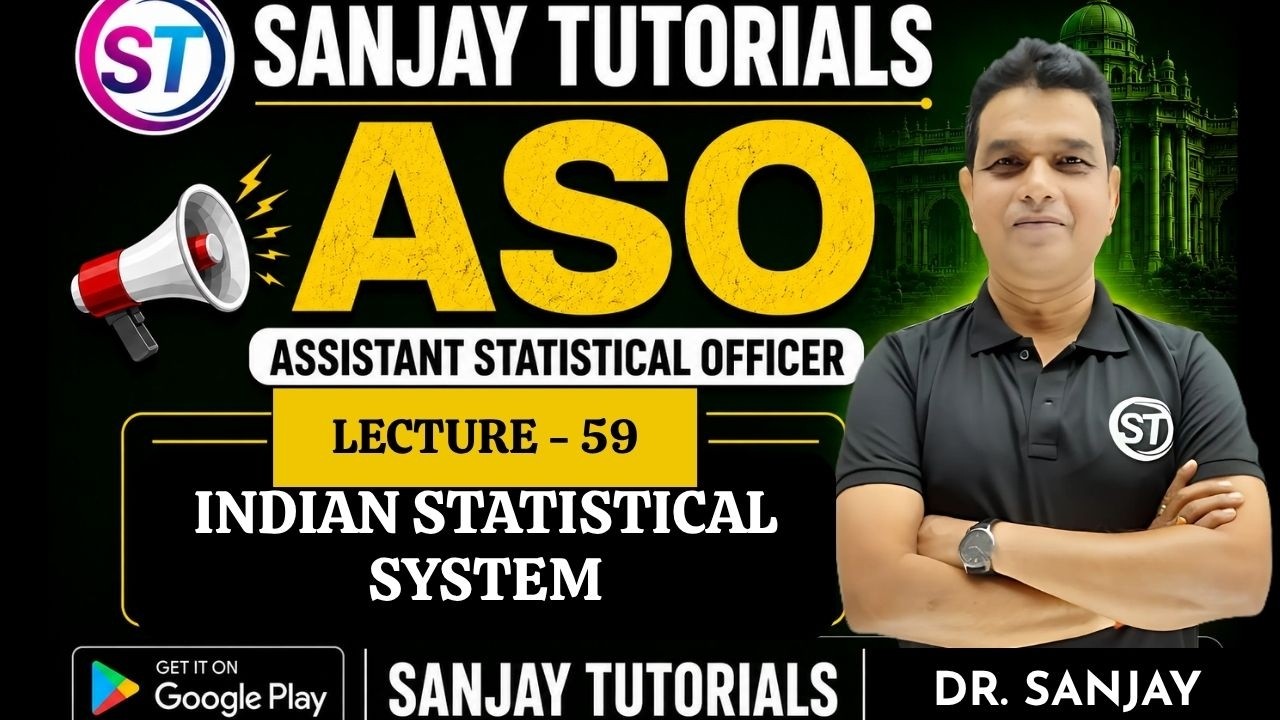 UPSSSC ASO STATISTICS: INDIAN STATISTICAL SYSTEM