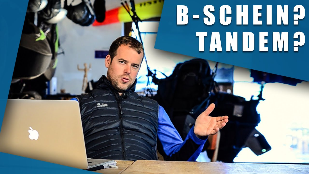 Gleitschirm B-Schein & Tandem Schein - Paragliding lernen | Flugschule Hirondelle, Weinheim