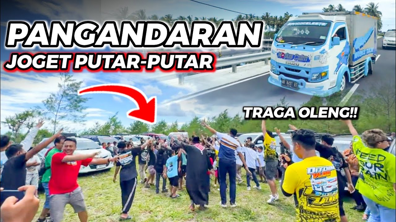 JOGET PUTAR-PUTAR DI PANGANDARAN‼️🥰 - TRIP TELOLET CAR INDONESIA