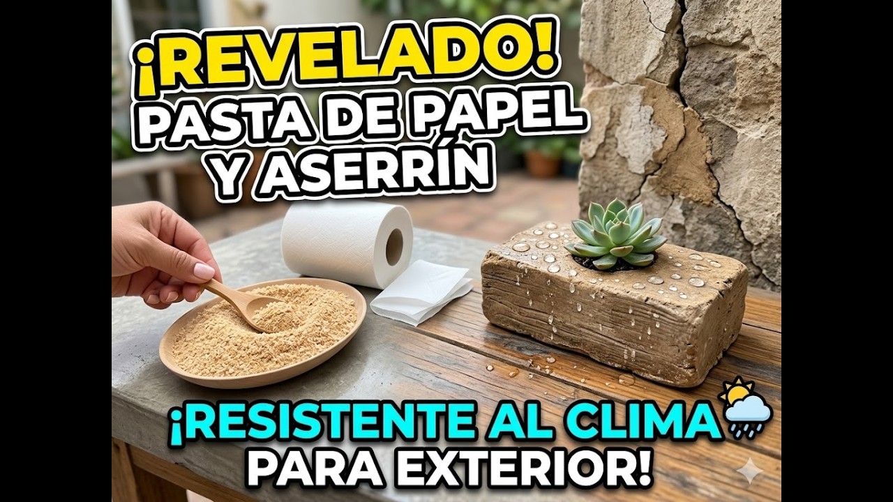 NUEVO ¡Tenes papel y aserrin? Tenes un tesoro! Logre algo increible mezclandolos #reciclaje #diy