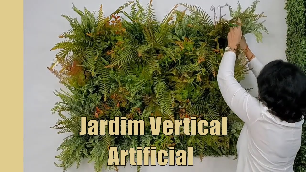 Como Fazer um Maravilhoso Jardim Vertical Artificial