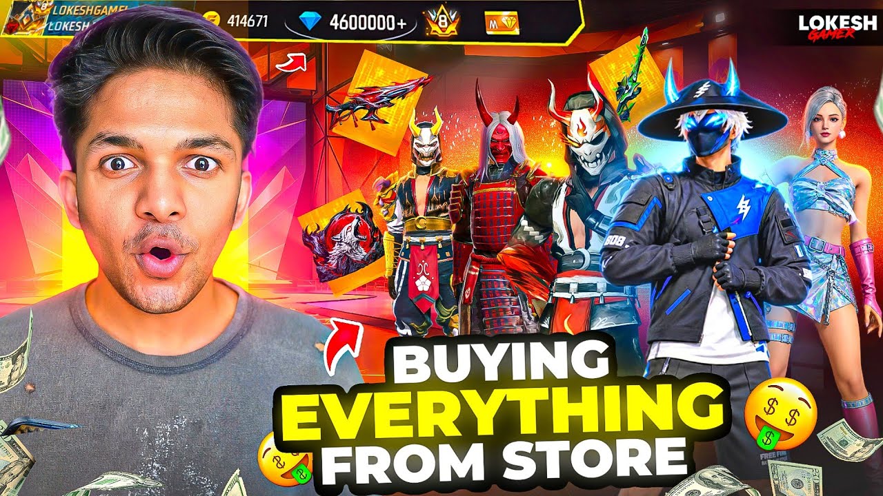 Opening My Richest Free Fire ID after 1 Year Garena Free Fire 