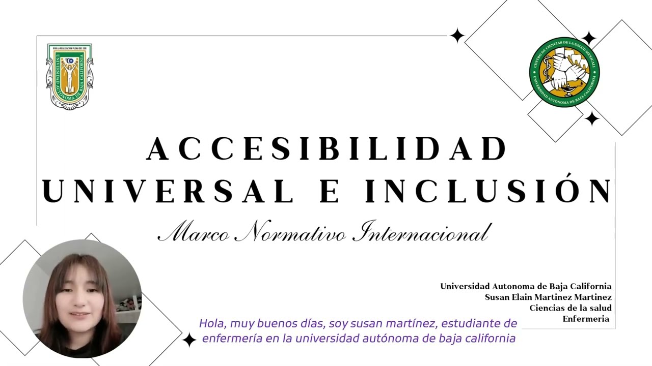 Accesibilidad universal/ Marco Normativo Internacion