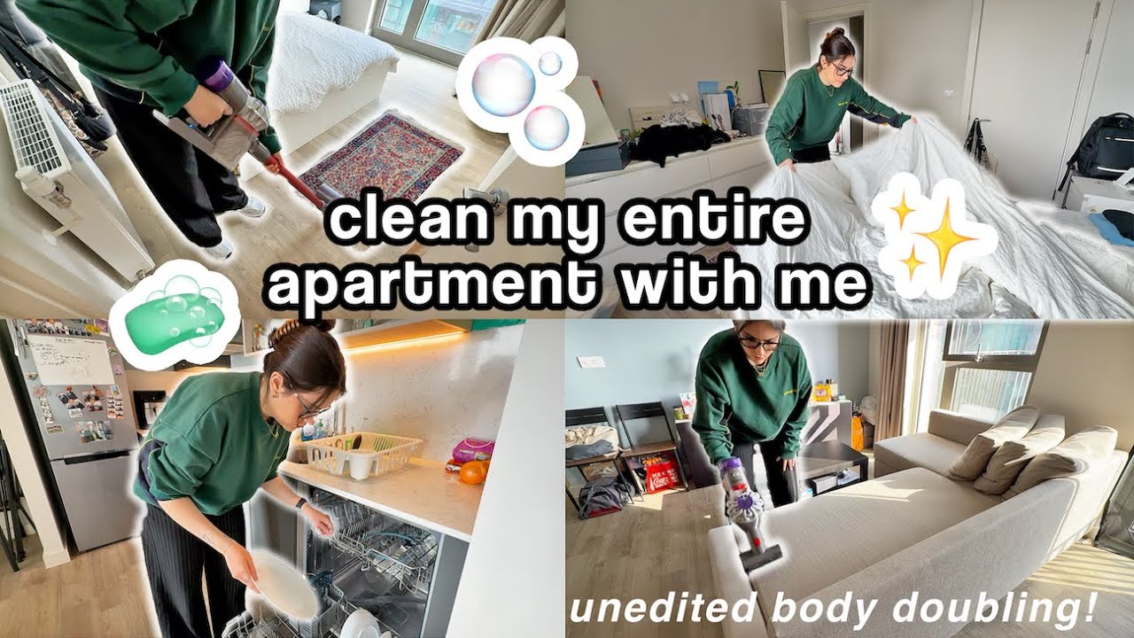 Real Time Clean With Me 🫧 Body Doubling for ADHD | 1.5 Hour Productive Reset 2025