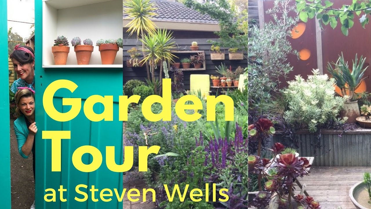 Garden Tour at Steven Wells Garden // The Gardenettes