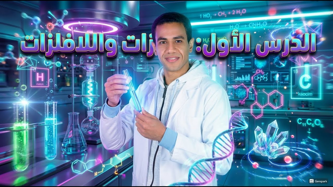 اقوى شرح الفلزات واللاقلزات علوم اولى اعدادى ترم ثانى
