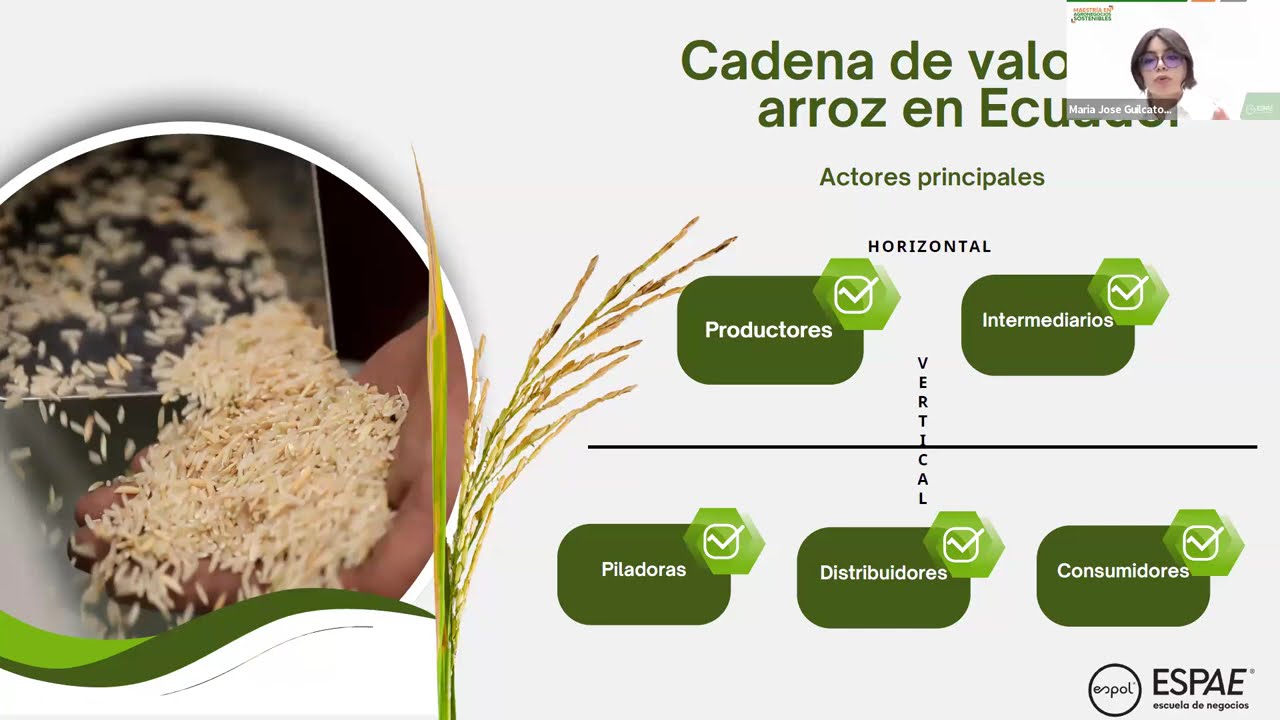 Webinar 2 Sostenibilidad en el sector arrocero El rol de los vínculos en la cadena de valor 27-8-25