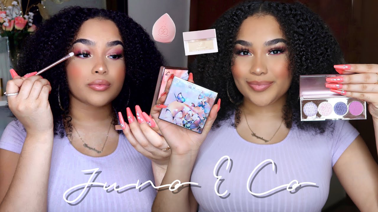 NEW JUNO & CO STARLIT EYESHADOW/FACE PALETTES COLLECTION MAKEUP LOOK + Discount Code!