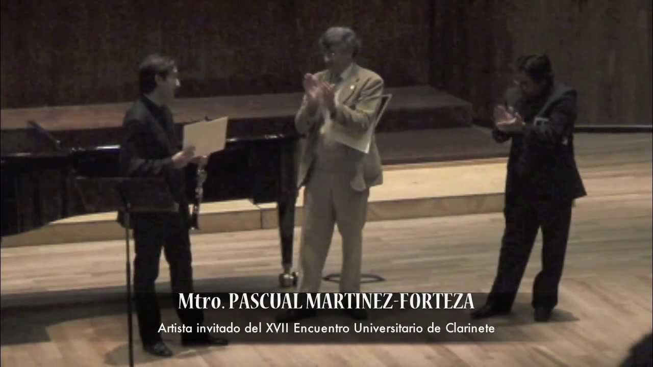XVII Encuentro Universitario de Clarinete - Pascual Martinez-Forteza