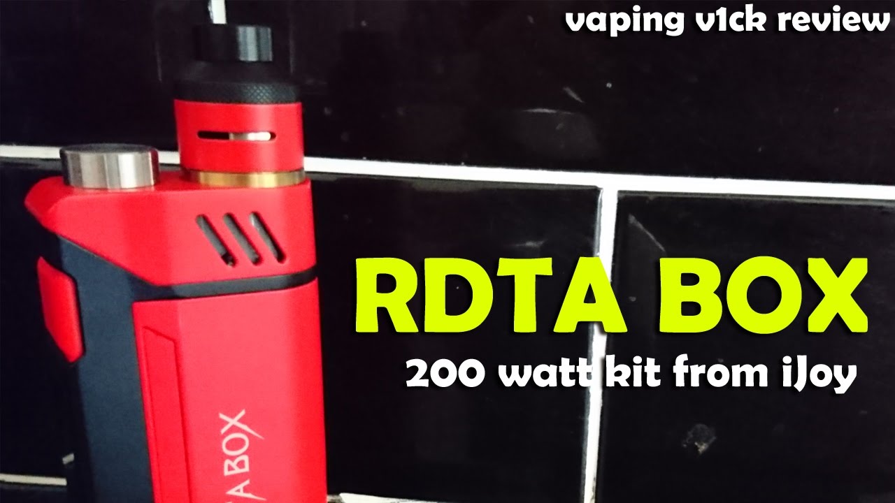Обзор комплекта iJoy RDTA BOX 200 Вт