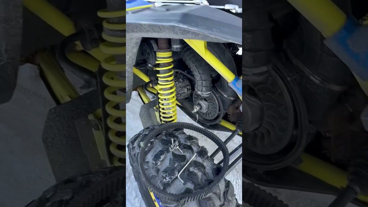 Замена ремня в поле ч.2 #brp #canamoffroad #canam #offroad #canamx3 #maverick #snow #utv #drift