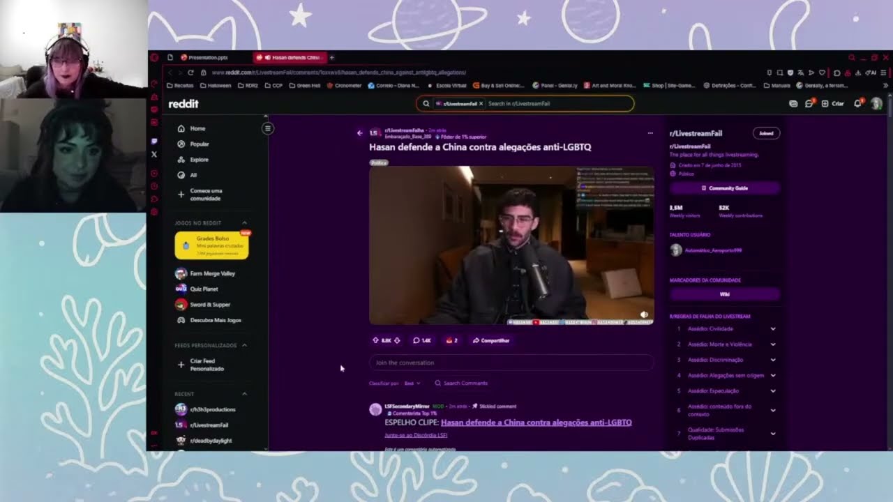 Alguns comentários sobre o Hasan