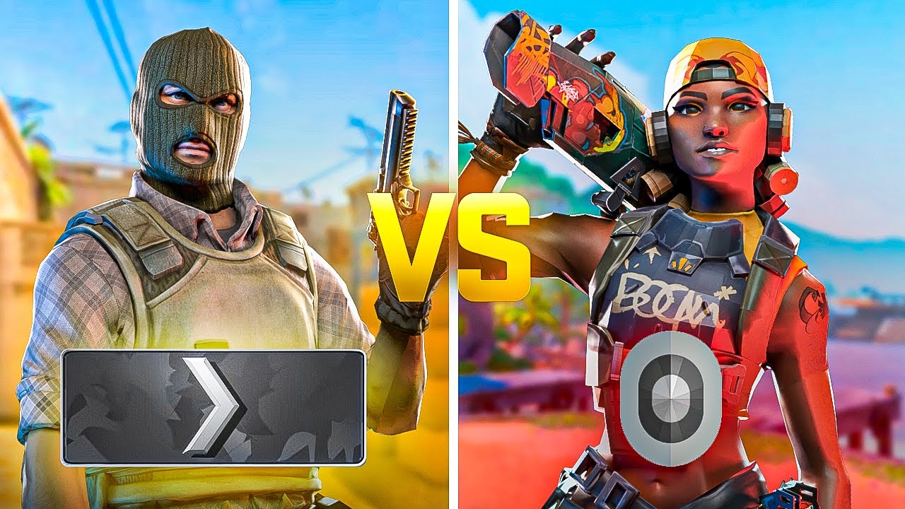 coloquei um PRATA do CS 2 contra um FERRO no VALORANT para tirarem X1 (iniciantes no FPS)