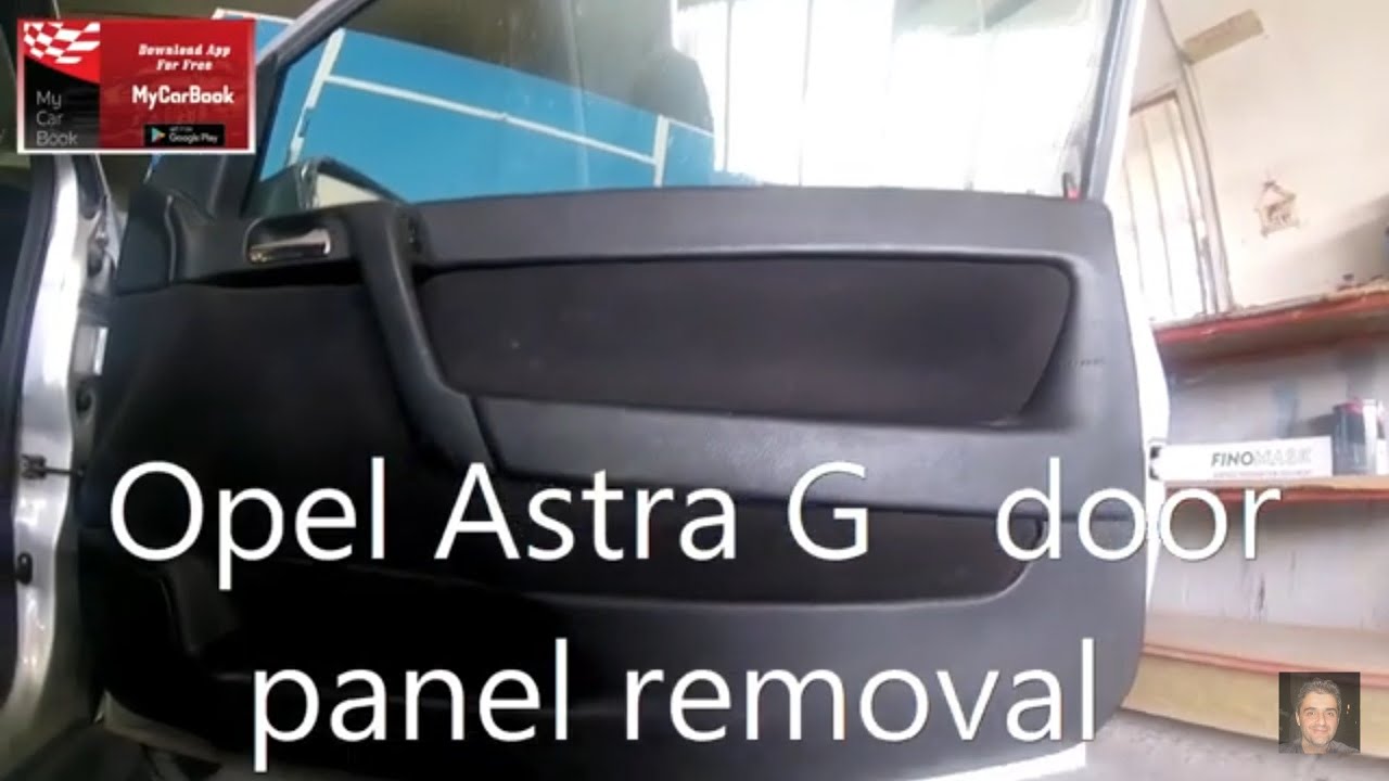 OPEL ASTRA G  1998-2004  door panel removal