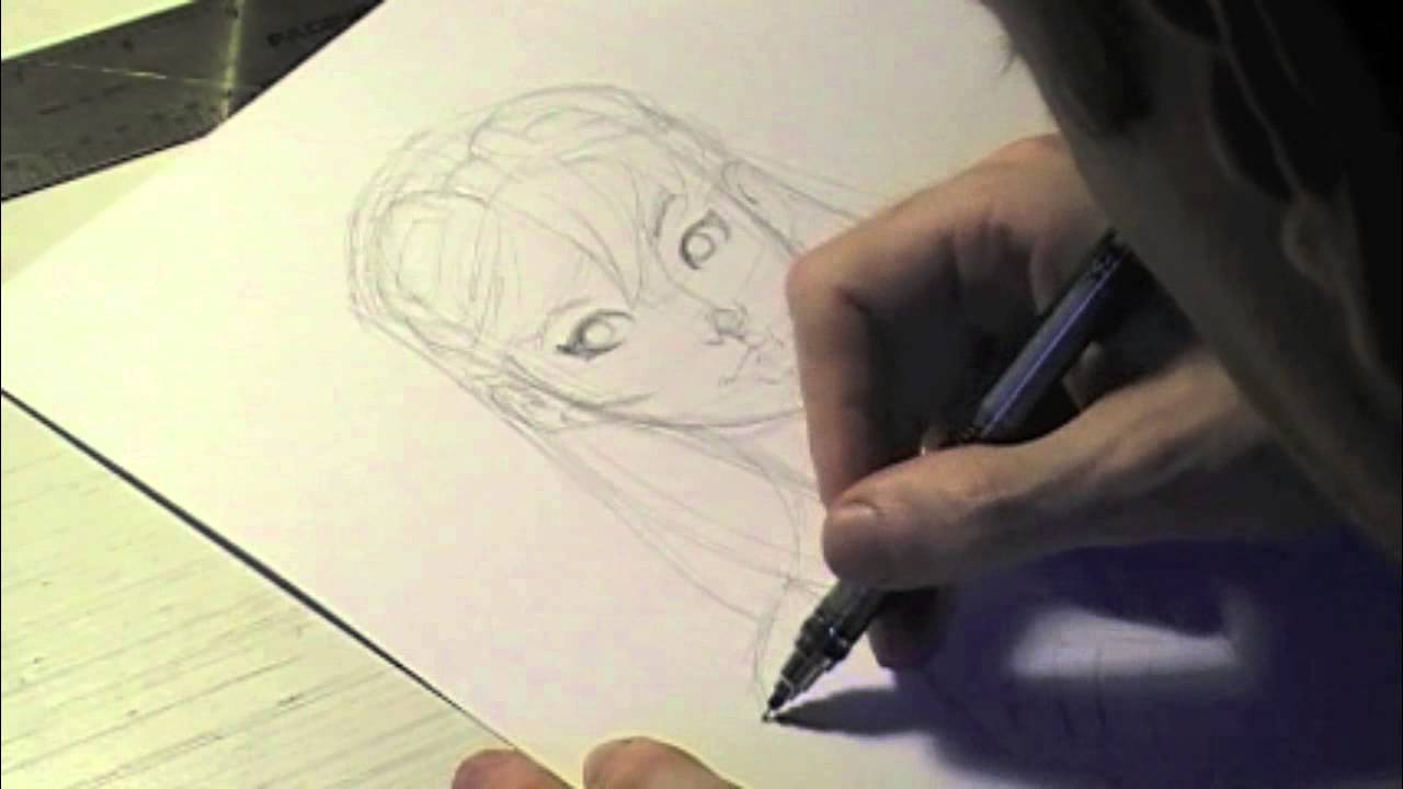 Todd Nauck Draws Wonder Girl. Part 1 of 3