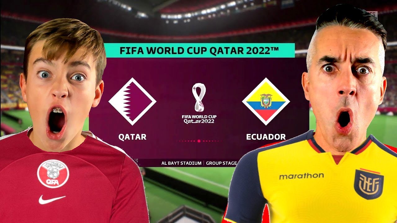 QATAR vs ECUADOR - PREDICCION MUNDIAL QATAR 2022 - FIFA 23