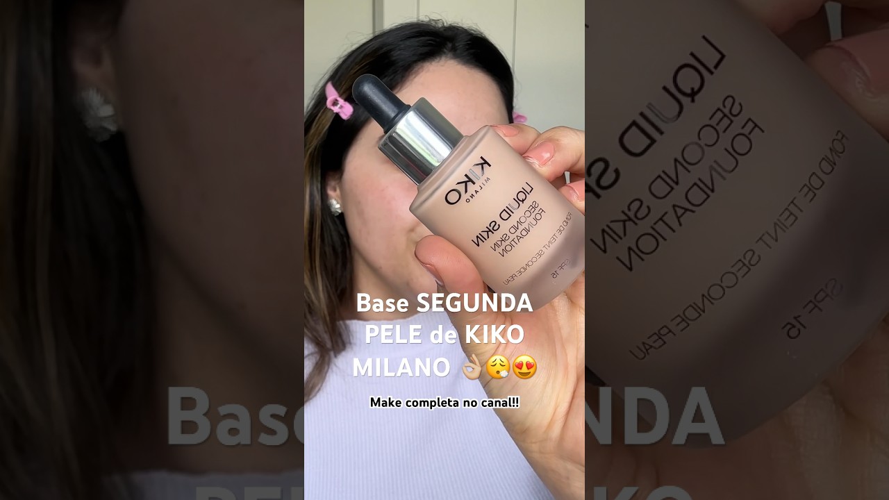 Base Kiko Milano que entrega resultado de milh&otilde;es *pele luminosa* | Rafaela Barbi #kikomilano