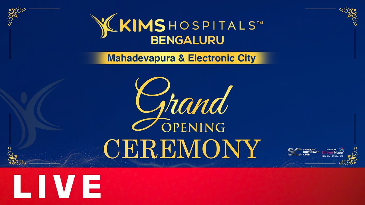 KIMS Hospitals, Bengaluru – Grand Opening Ceremony Live |Man of Masses NTR |KIMS Hospitals Bengaluru