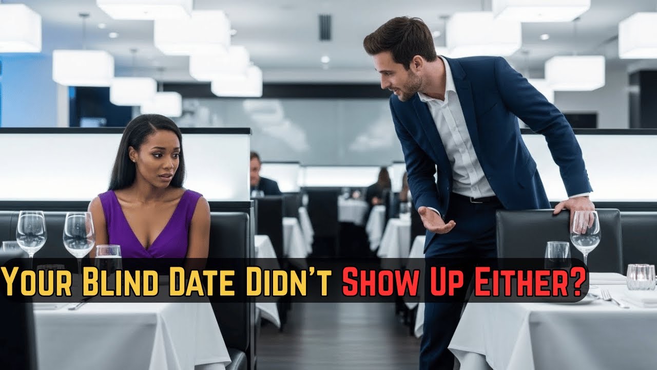 Your Blind Date Didn’t Show Up Either?”—A Millionaire CEO Whispered To A Sad Single Mom.