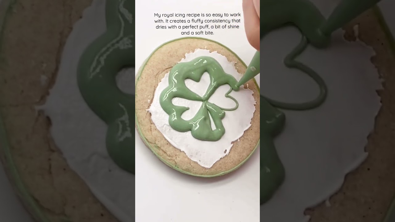 Идеальный рецепт королевской глазури! #cookiedecorating #cookievideos #royalicing #royalicingcookies