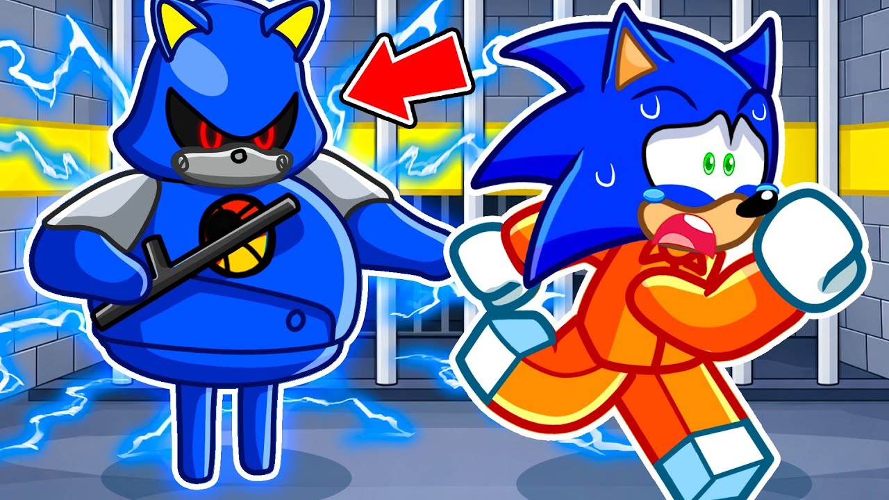 ESCAPA de la PRISIÓN de METAL SONIC en Roblox!