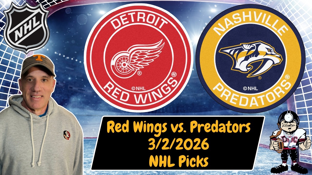 Red Wings at Predators 3/2/2026 NHL Picks and Predictions | Jason Sharpe NHL Best Bet & Betting Tips
