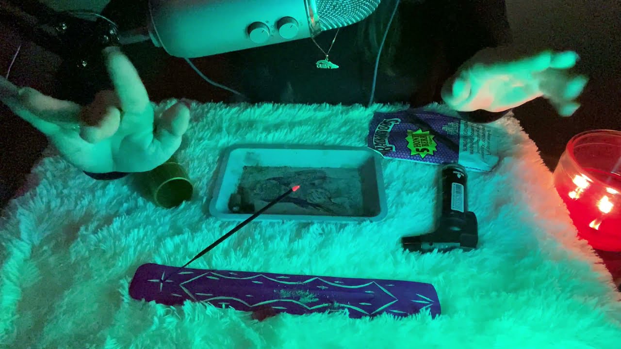 ASMR rolling a backwood ( tingley rolling sounds )
