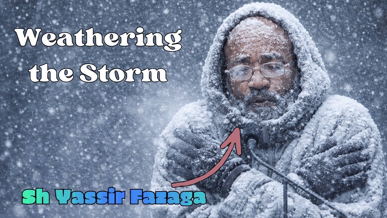 Weathering the Storm Reflection with Sh Yassir Fazaga #storm #snowing #cold