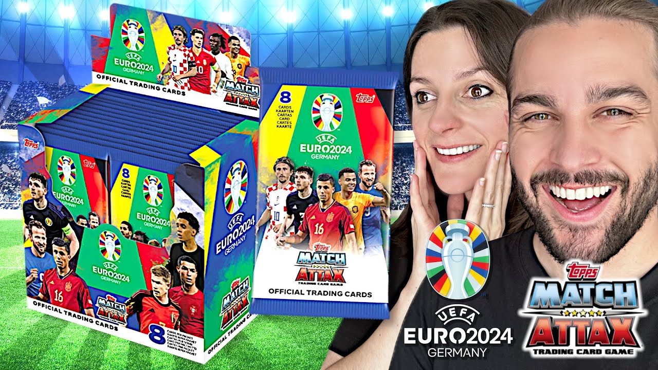 PACK OPENING CARTES FOOT EURO 2024 ! MATCH ATTAX EURO 2024