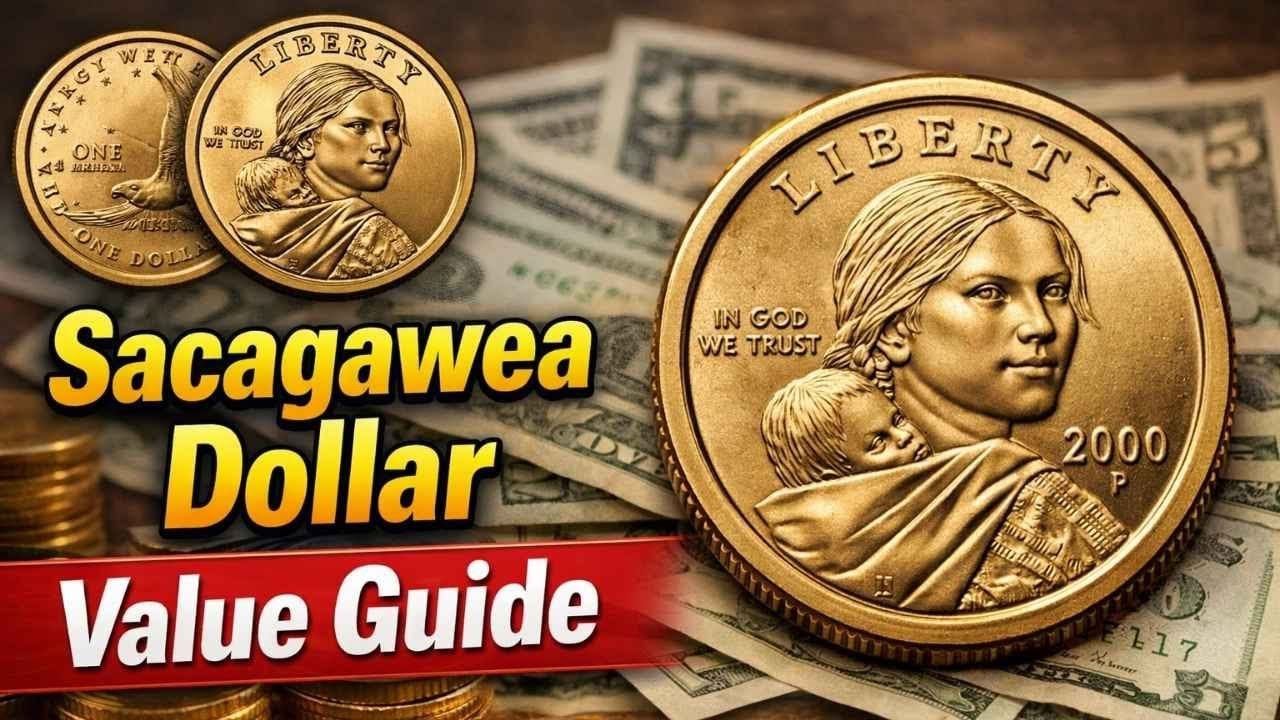 Топ-4 самых ценных долларовых монет Сакагавеи 💰 Монеты номиналом 1 доллар первого года выпуска ст...