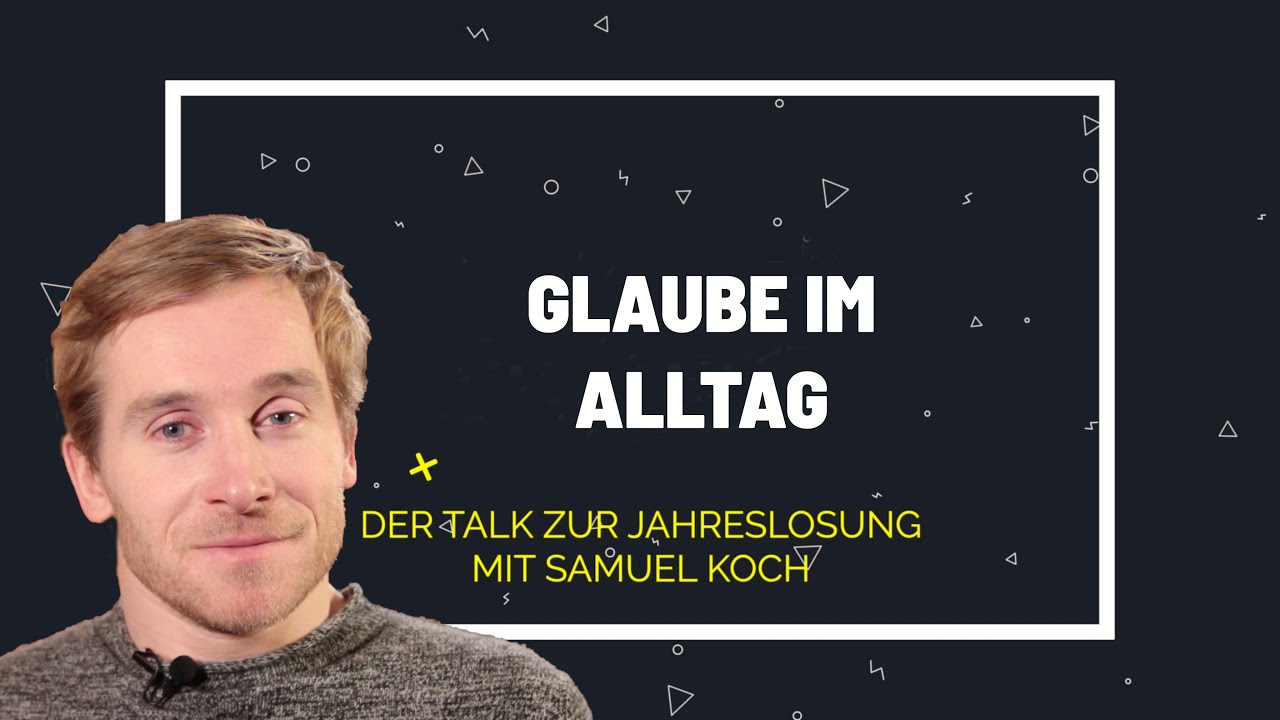 Samuel Koch über Glaube im Alltag