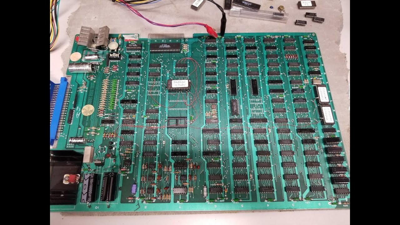 Galaxian PCB #2 - 4play Hack and Repair - Long