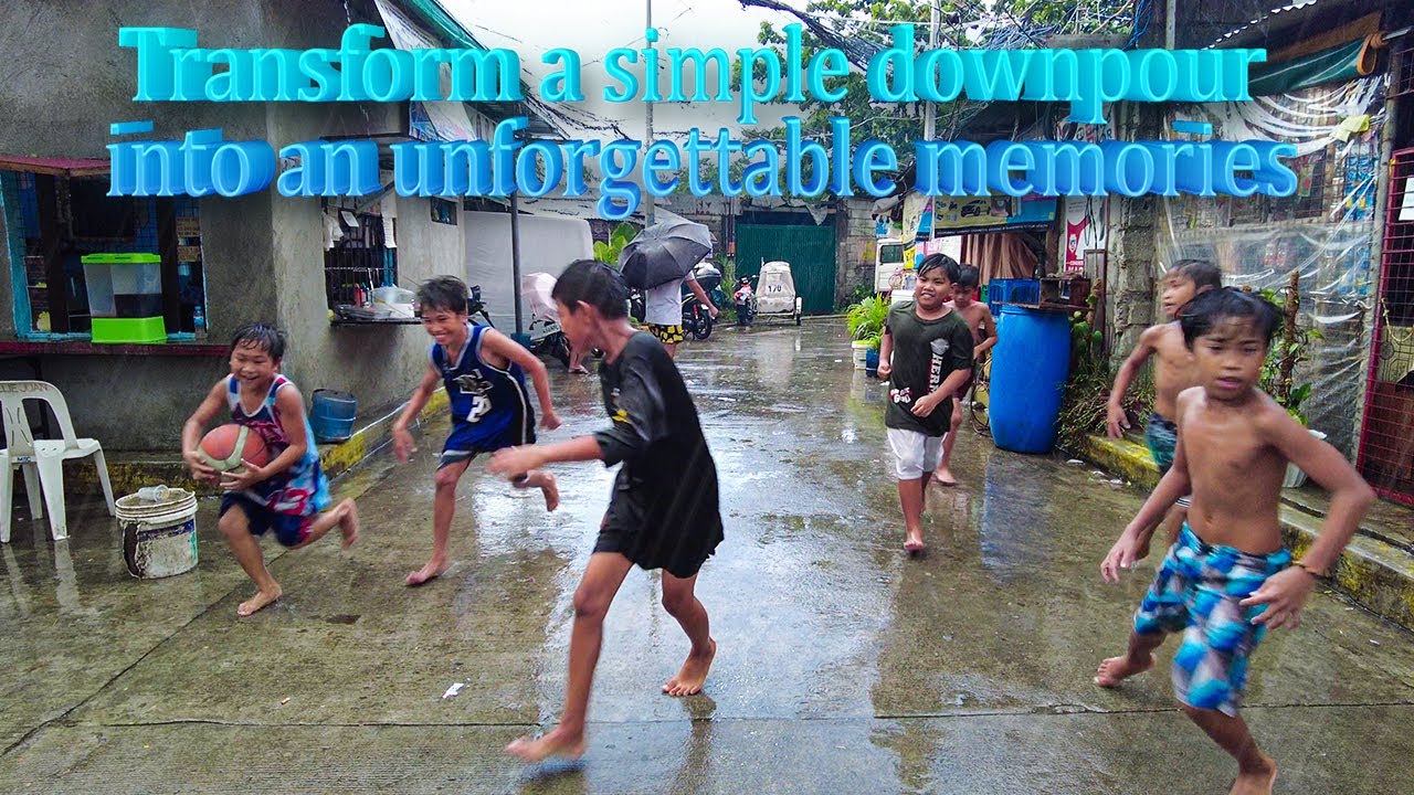 Rainy Day Adventure: A Walking Journey through the Wet Streets