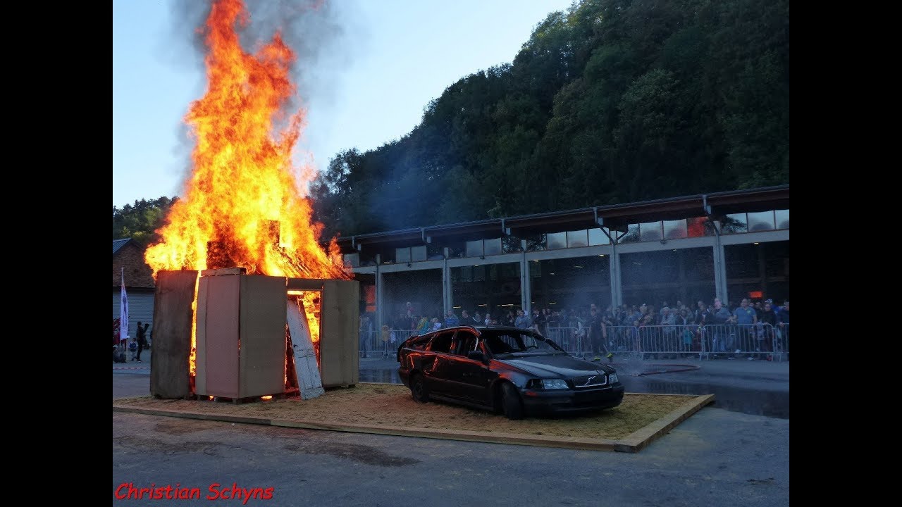 Feu de cabanon - PO des Pompiers de Limbourg 2018