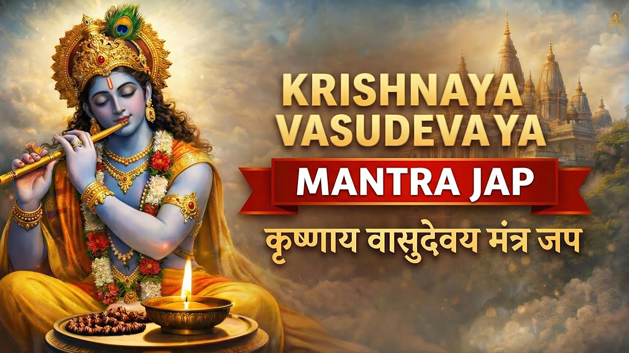 Krishnaya Vasudevaya Mantra Jap | कृष्णाय वासुदेवाय मंत्र जप | Peaceful Jap