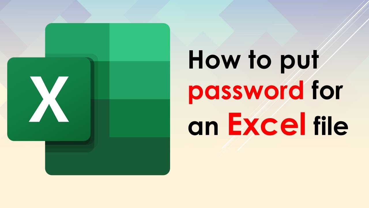 Как установить парольную защиту для файла Excel