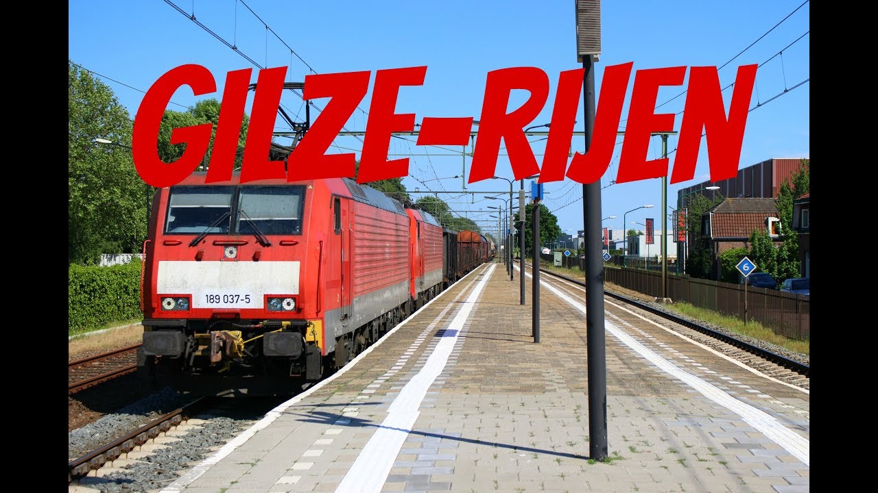 Treinen op station Gilze-Rijen!