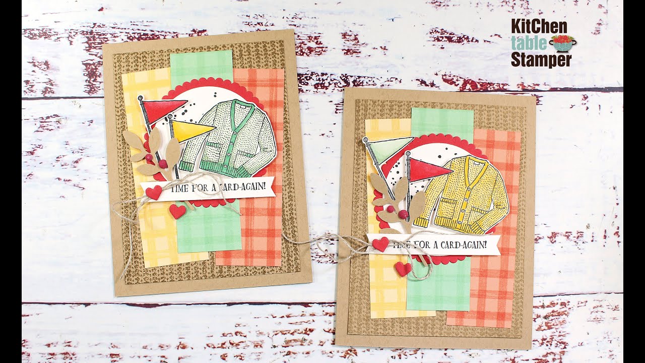 Forever Friendship Time for a Card-Again Wonder Recipe Card & Box Set Kitchen Table Stamper Part 2