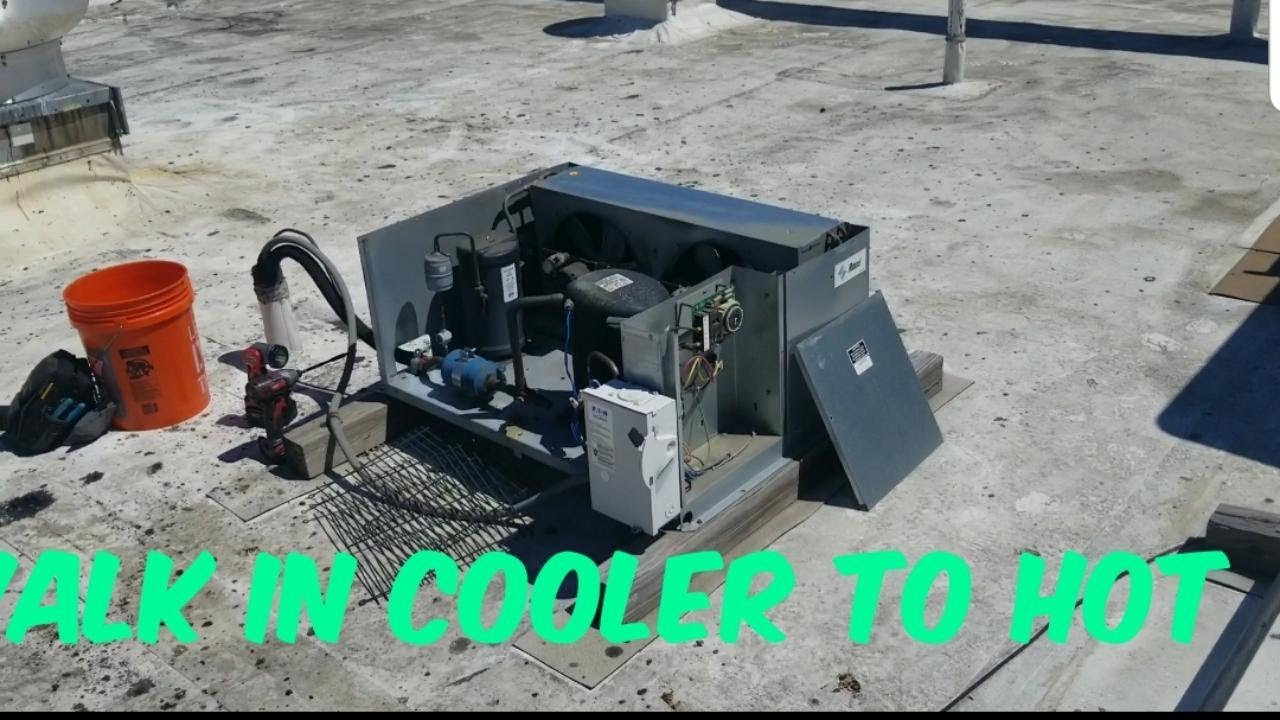 Walk in cooler not keeping temp