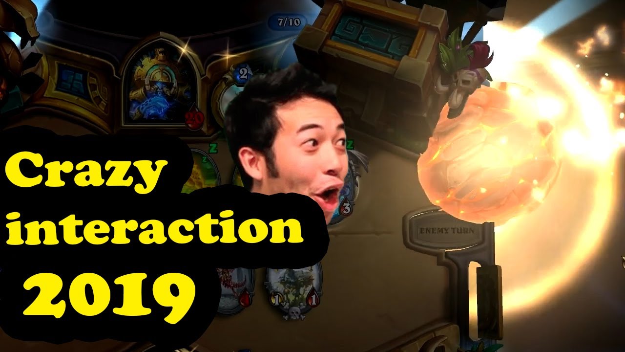 Hearthstone crazy interaction of cards in 2019