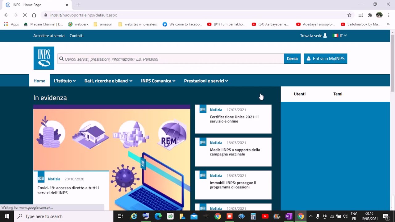 CUD 2021 Certificazione Unica Inps online: come scaricarla sul sito Inps