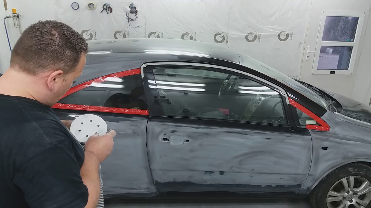 Opel Corsa-Przygotowanie-Lakierowanie-Oklejanie