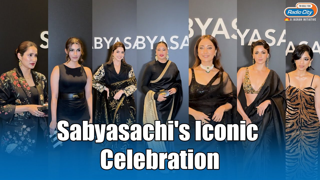 It's A Star Studded Night  at Sabyasachi Mukherjee's 25th Anniversary | Trending