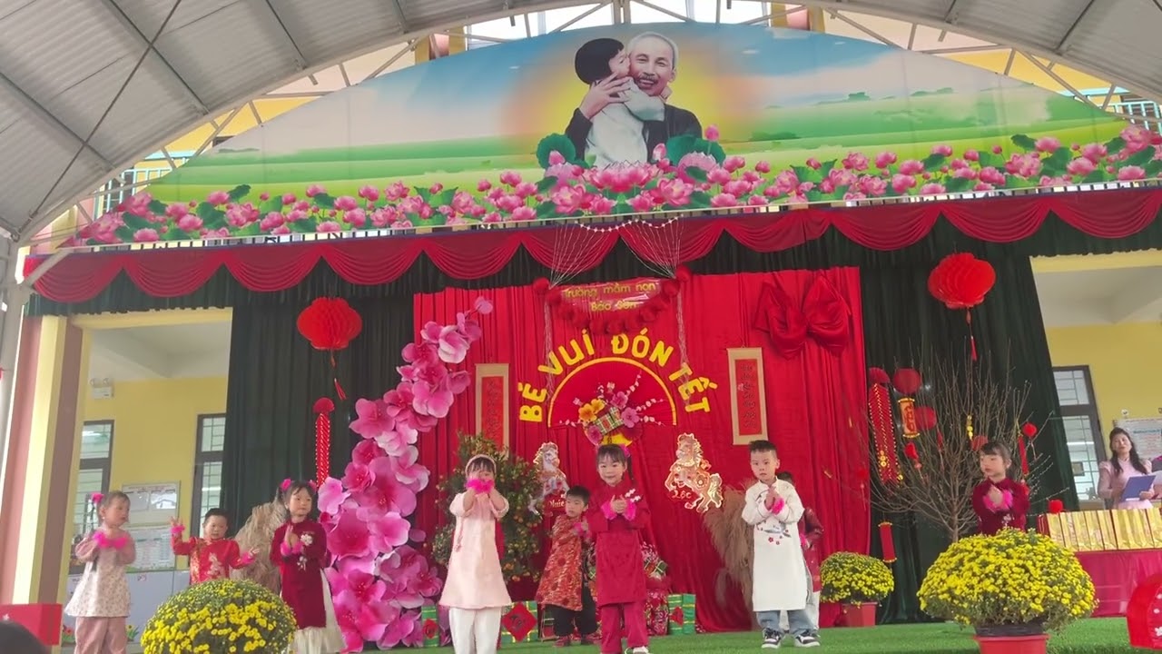 Múa Nàng Xuân các bé 4Ta3 MẦn non bảo sơn